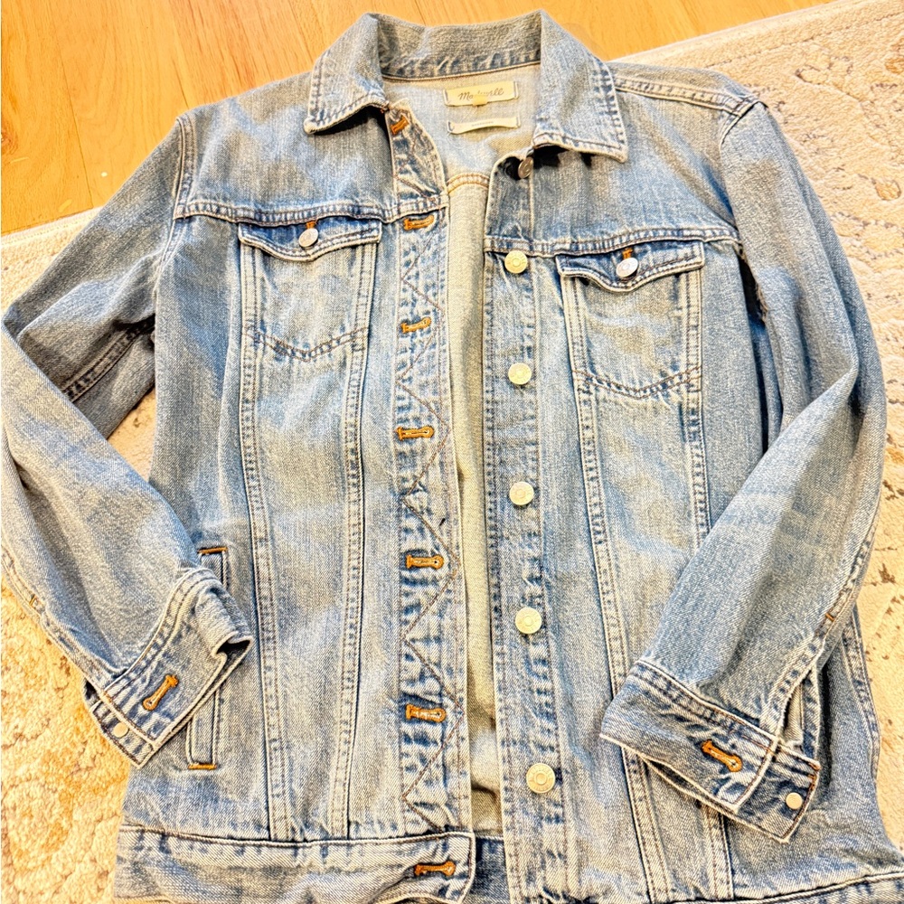 Madewell oversized medium Blue Denim Jean Jacket